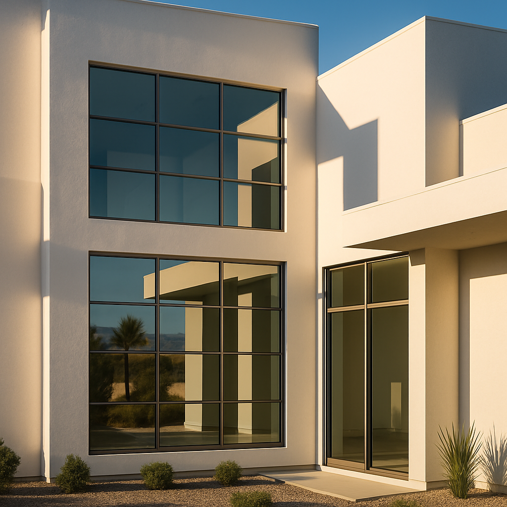 Premium aluminum window installation by Viewlux Windows And Doors Las Vegas